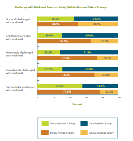 Salary Satisfaction and Salary Average Graph Image