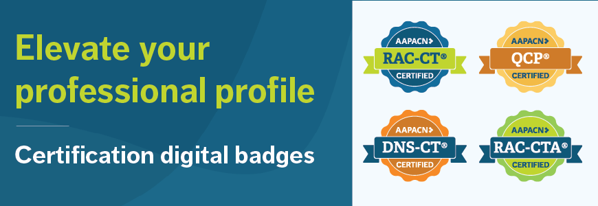 AAPACN certification digital badges